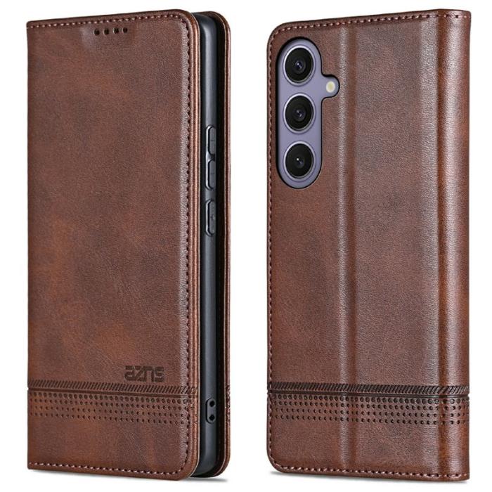 AZNS - AZNS Samsung Galaxy A56 5G Plånboksfodral Konstläder - Brun