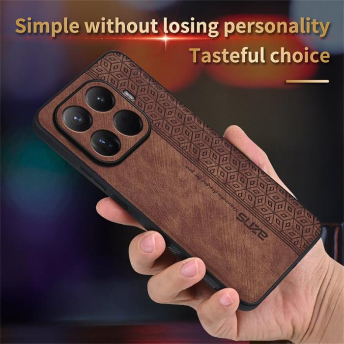 AZNS - AZNS Xiaomi 15T Pro Fodral KonstLäder - Skyddande - Svart