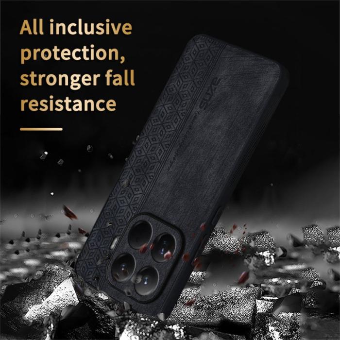 AZNS - AZNS Xiaomi 15T Pro Fodral KonstLäder - Skyddande - Svart