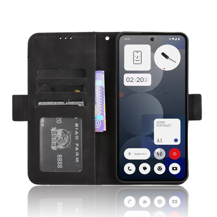 A-One Brand - Nothing CMF Phone 2 Pro Plånboksfodral Magnetisk Closure - Svart