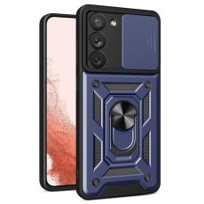 OEM - Galaxy S23 Skal Hybrid Armor Camshield - Blå