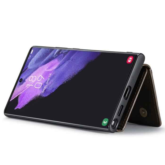DG.MING - DG.MING M2 Series Mobilskal till Samsung Galaxy S24 Ultra Kickstand Brun