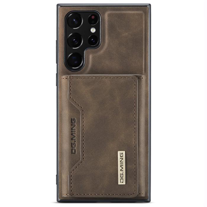 DG.MING - DG.MING M2 Series Mobilskal till Samsung Galaxy S24 Ultra Kickstand Brun