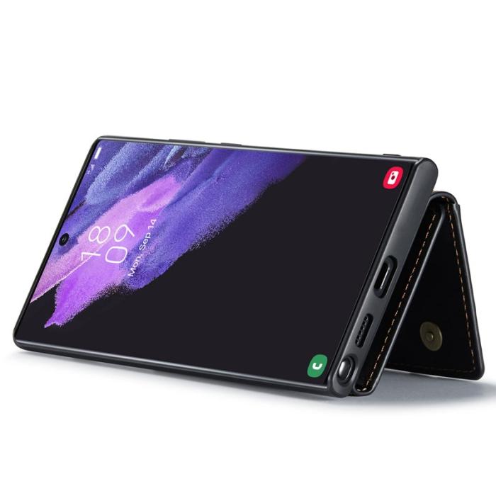 DG.MING - DG.MING M2 Series Mobilskal till Samsung Galaxy S24 Ultra Kickstand Svart