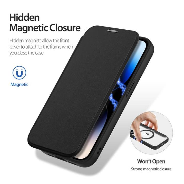 Dux Ducis - Dux Ducis iPhone 15 Pro Max Plånboksfodral Magsfae Skin X Pro