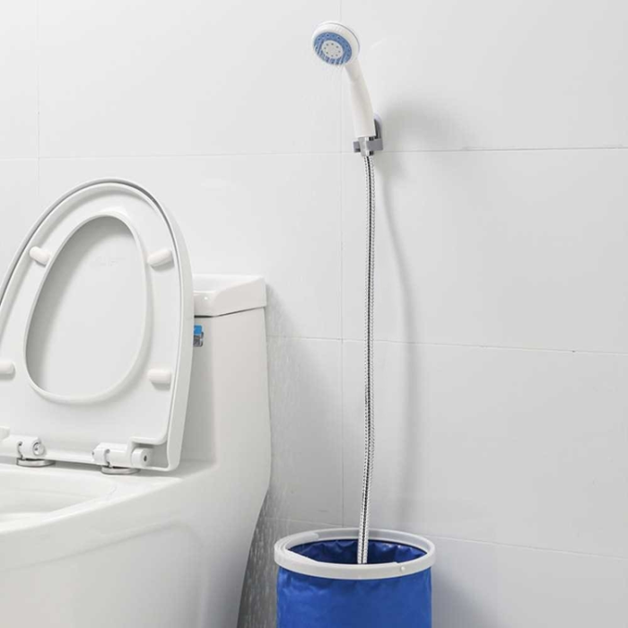 OEM - Bärbar Campingstranddusch 4.9 fot Uppladdningsbar Pump
