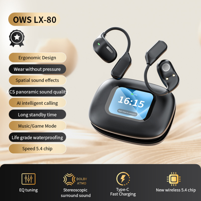 A-One Brand - Trådlösa Bluetooth-Hörlurar Sports Ear-hook LX-80