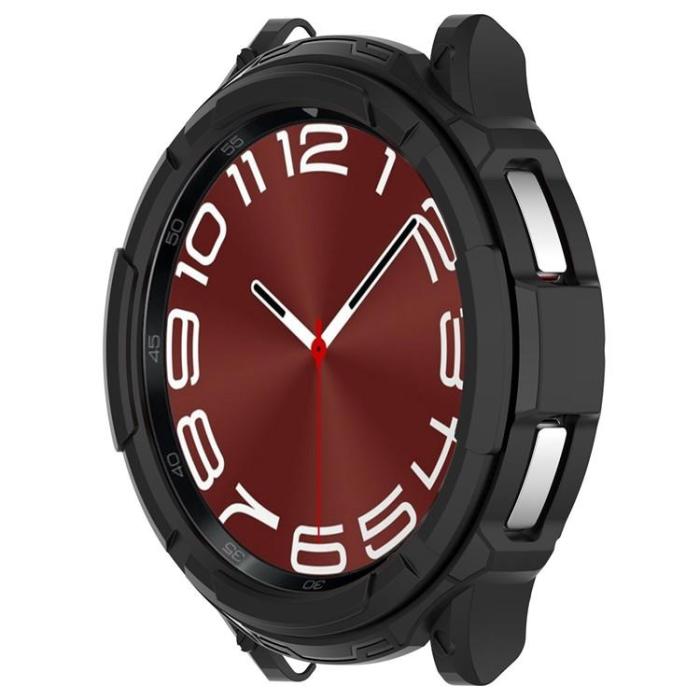 OEM - Galaxy Watch 6 Classic (43mm) Skal TPU med Bezel Ring - Svart