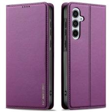 LC.imeeke - LC.IMEEKE L1 Series Samsung Galaxy A34 Pl&aring;nboksfodral Konstl&auml;der - Lila