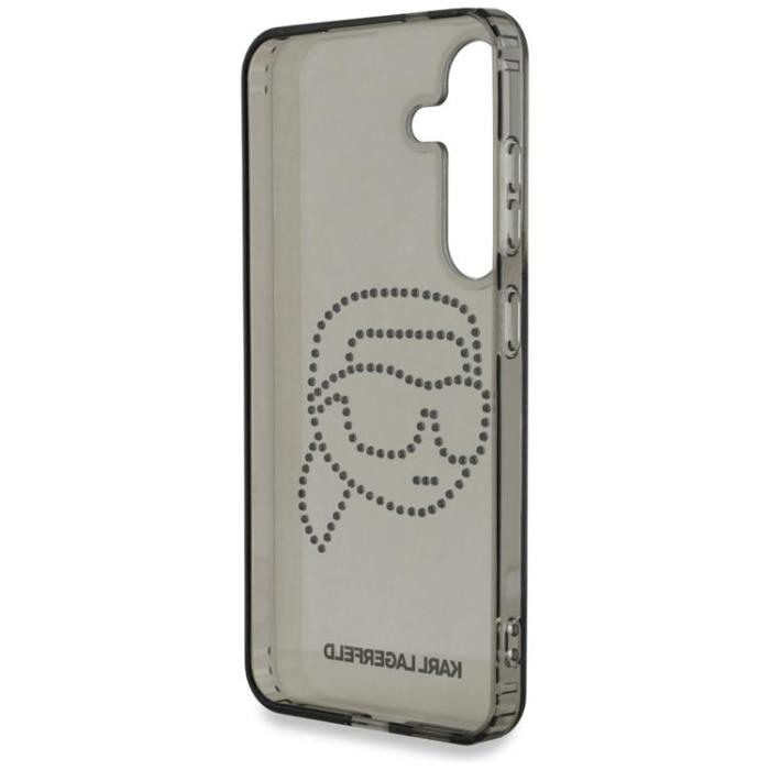 KARL LAGERFELD - Karl Lagerfeld Galaxy S25 Mobilskal Rhinestones Karl Head Logo - Svart