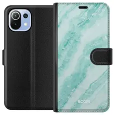 Gustaf - Pl&aring;nboksfodral till Xiaomi Mi 11 Lite med Mint Marble
