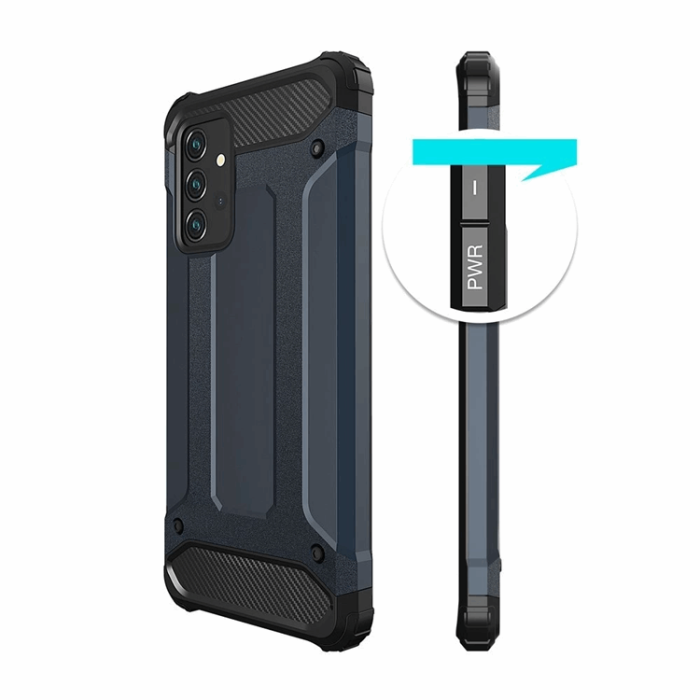 OEM - Galaxy A56 5G Mobilskal Hybrid Armor - Svart
