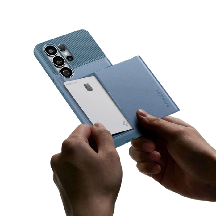 Spigen - Spigen Mobilskal För Galaxy S26 Ultra Slim Armor CS - Ljusblå