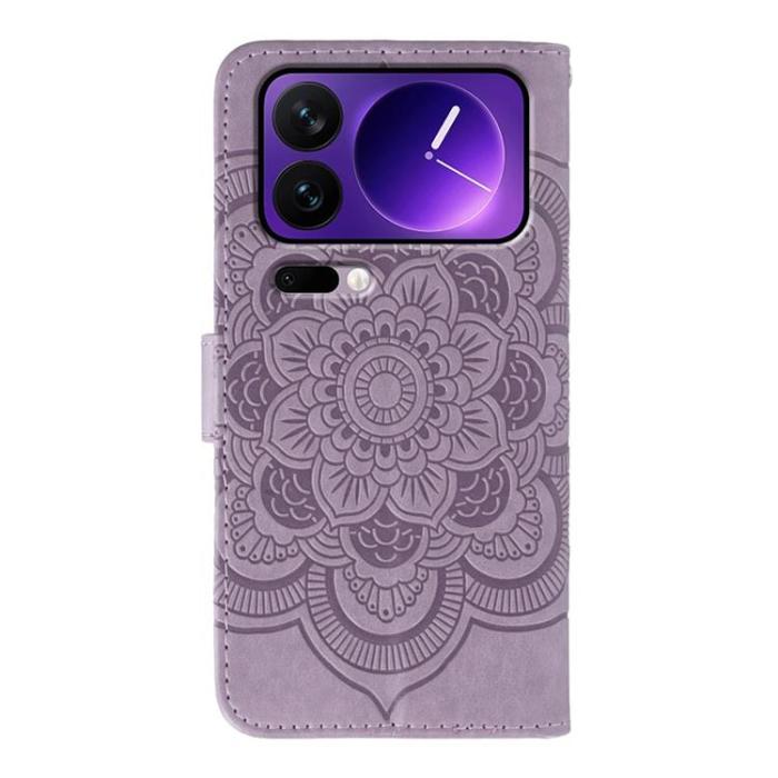 A-One Brand - Xiaomi 17 Pro Max Plånboksfodral Rhinestone Mandala Imprint