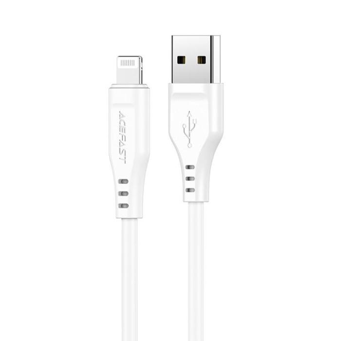 Acefast - Acefast USB-A till Lightning kabel 1.2m - Vit