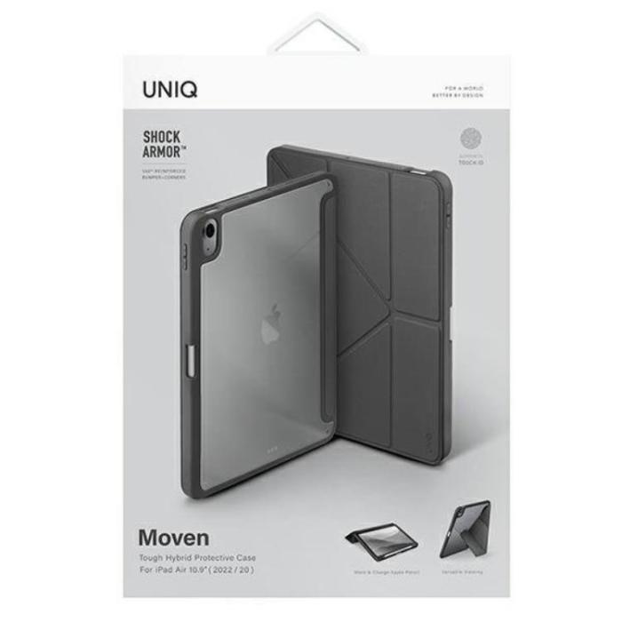 UNIQ - UNIQ iPad Air 10.9 (2020/2022) Fodral Antimicrobial - Grå