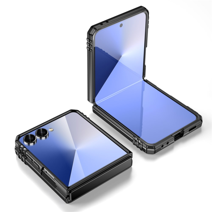 A-One Brand - Galaxy Z Flip7 5G Mobilskal Kickstand Slide - Svart