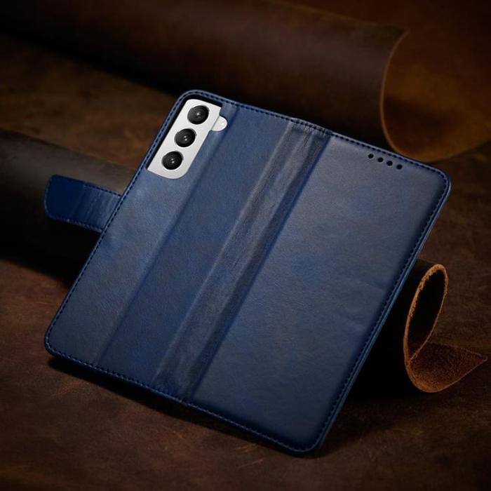UTGATT - Galaxy S21 FE Plånboksfodral Magnet Elegant - Blå