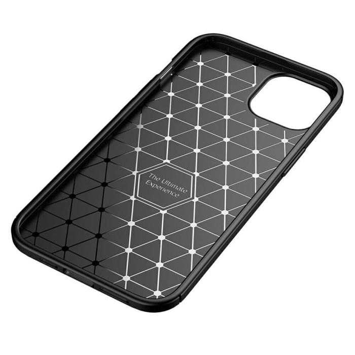 OEM - Carbon Fiber mobilskal till Apple iPhone 13 Mini - Blå