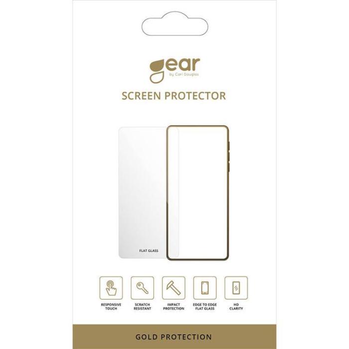 GEAR - GEAR Galaxy A13 4G/A23 5G Härdat Glas Skärmskydd i Skärmskydd 2.5D Guld