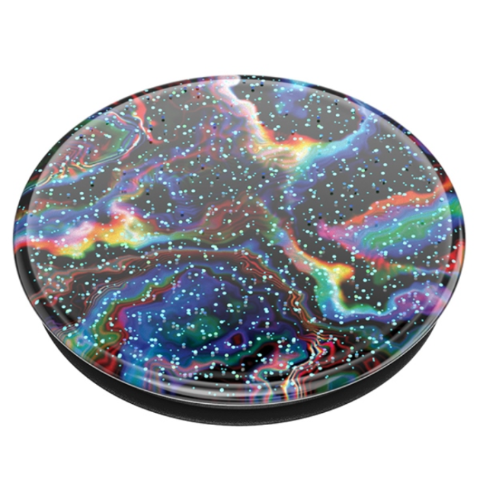 PopSockets - PopSockets Glitter Rainbow Void Mobilgrip och stativ 806194