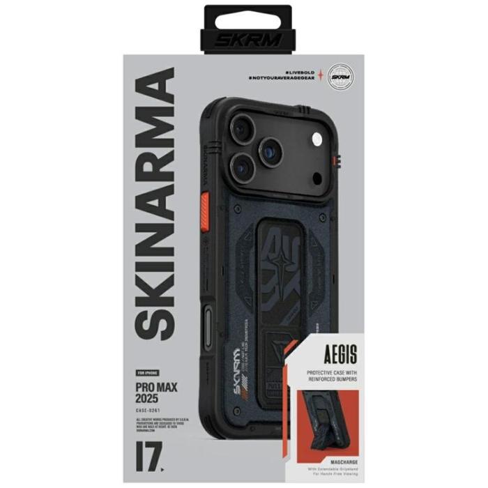 Skinarma - Skinarma iPhone 17 Pro Max Mobilskal MagSafe Aegis - Marinblå