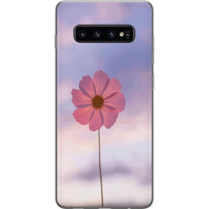 iSecrets - Mobilskal till Samsung Galaxy S10 med Rosa blomma