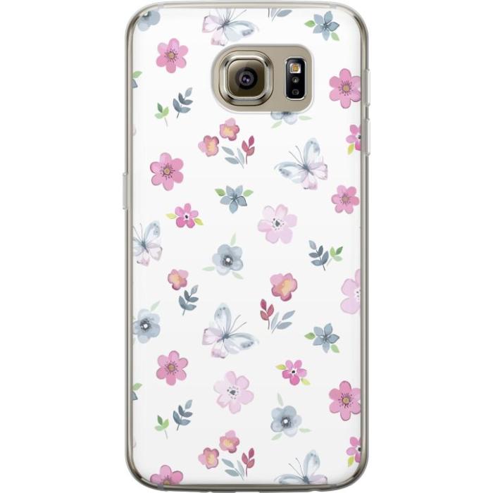 iSecrets - Mobilskal till Samsung Galaxy S6 med Blommor och fjärillar