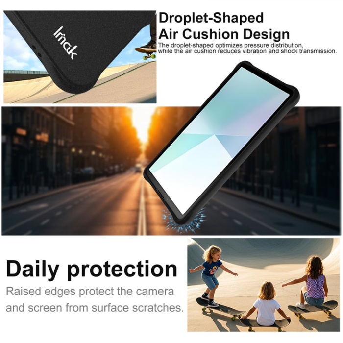 Imak - IMAK Sony Xperia 10 VII Mobilskal Airbag Shockproof TPU - Svart