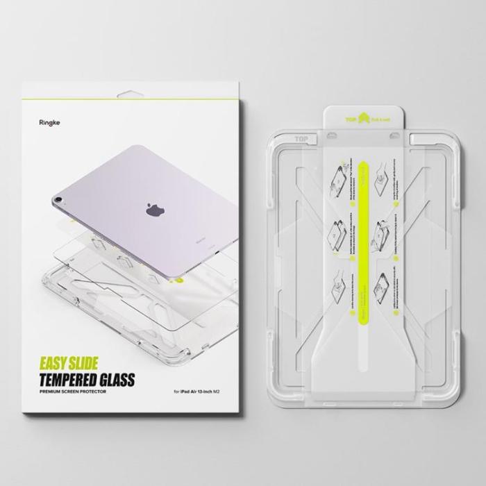 Ringke - Ringke iPad Air 13 (2024) Härdat Glas Skärmskydd Easy Slide