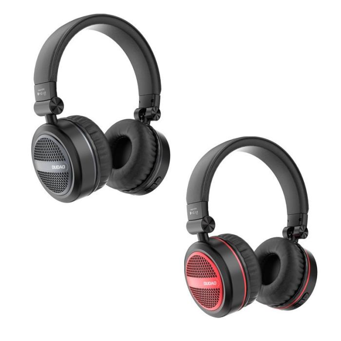 UTGATT5 - Dudao On-Ear Bluetooth 5.0 Trådlös Hörlurar - Röd