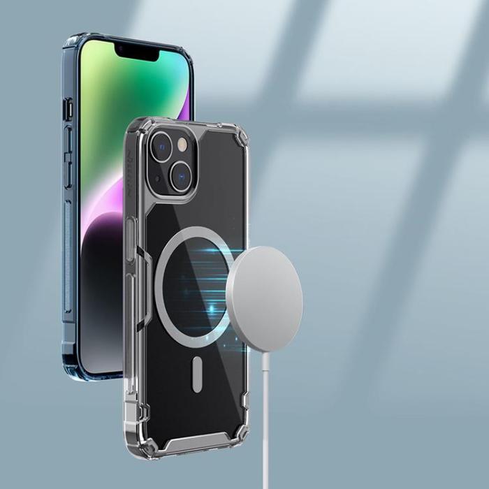 Nillkin - Nillkin Magsafe iPhone 14 Pro Skal Nature Pro - Blå