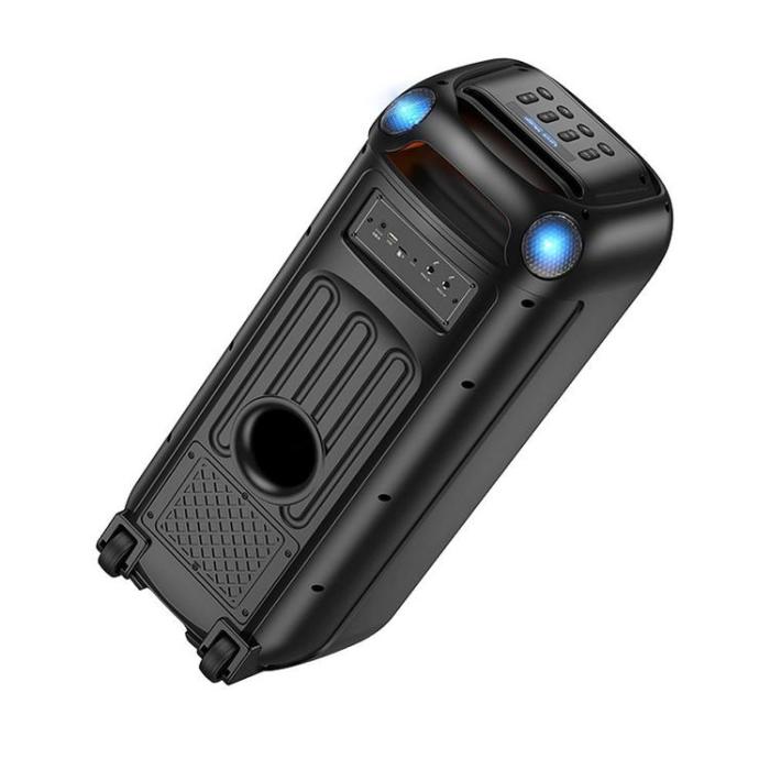 Hoco - Hoco Högtalare Bluetooth + 2 x Trådlösa Mikrofoner HA13 Max- Svart