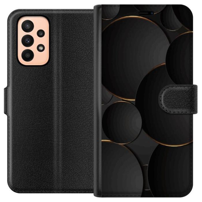 iSecrets - Plånboksfodral till Samsung Galaxy A23 med Lyxig Cirklar