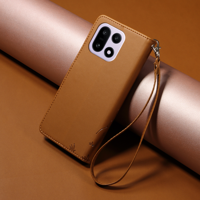 A-One Brand - OnePlus 15 Plånboksfodral RFID Blocking Imprinted Dog Pattern