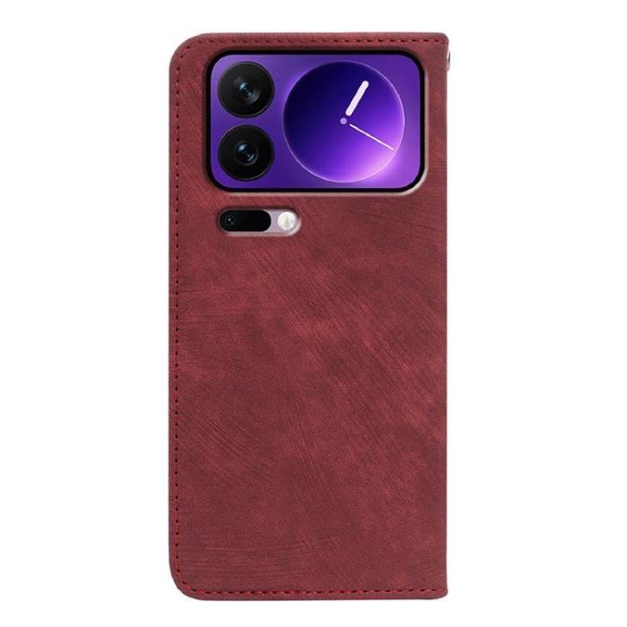 A-One Brand - Xiaomi 17 Pro Plånboksfodral Striped Texture - Röd