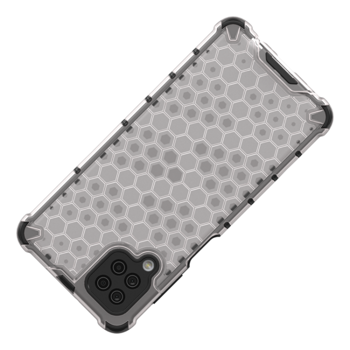 OEM - Galaxy A12/M12 Skal Honeycomb Armor - Svart