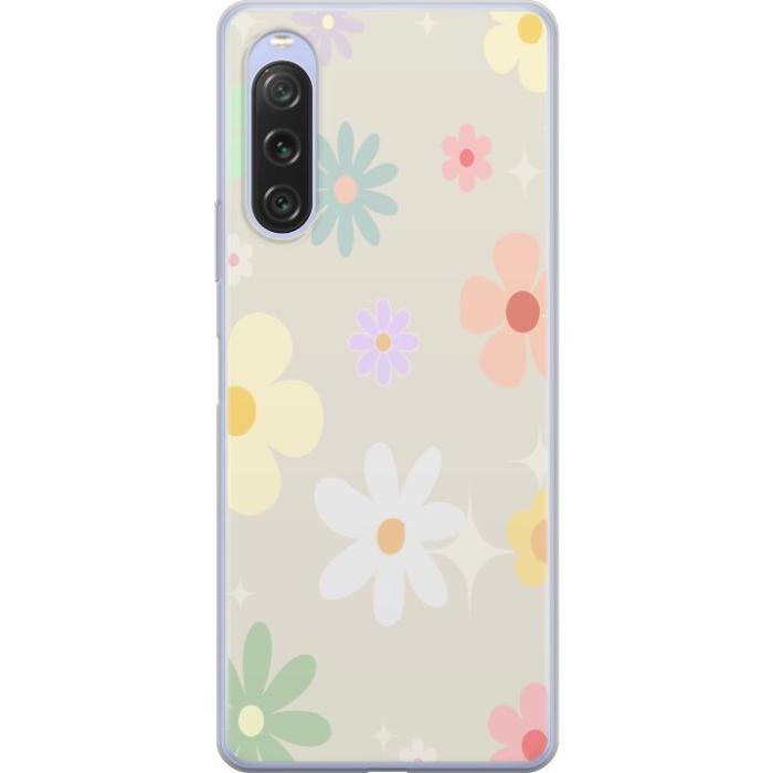 iSecrets - Mobilskal till Sony Xperia 10 V med fejdande blommor