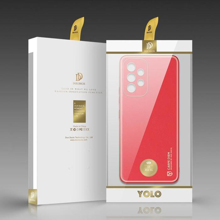 UTGATT1 - Dux Ducis Galaxy A53 5G Skal Yolo Eco Läder - Röd