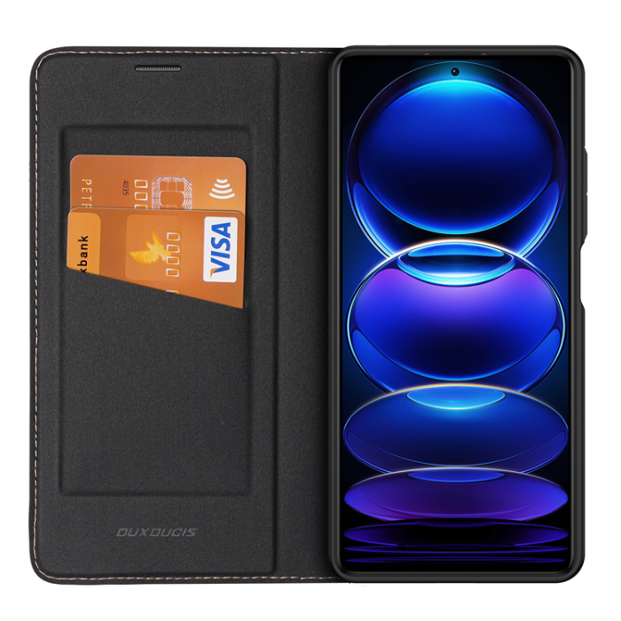 UTGATT1 - Dux Ducis Xiaomi Redmi Note 12 Plånboksfodral Skin X2 - Svart