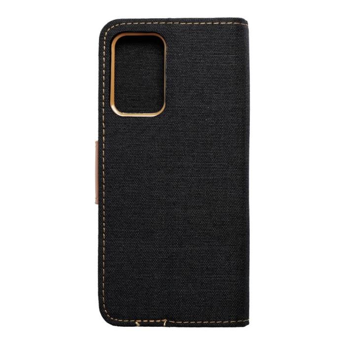 OEM - Galaxy A52s/A52 5G/A52 4G Plånboksfodral Canvas Nylon - Svart