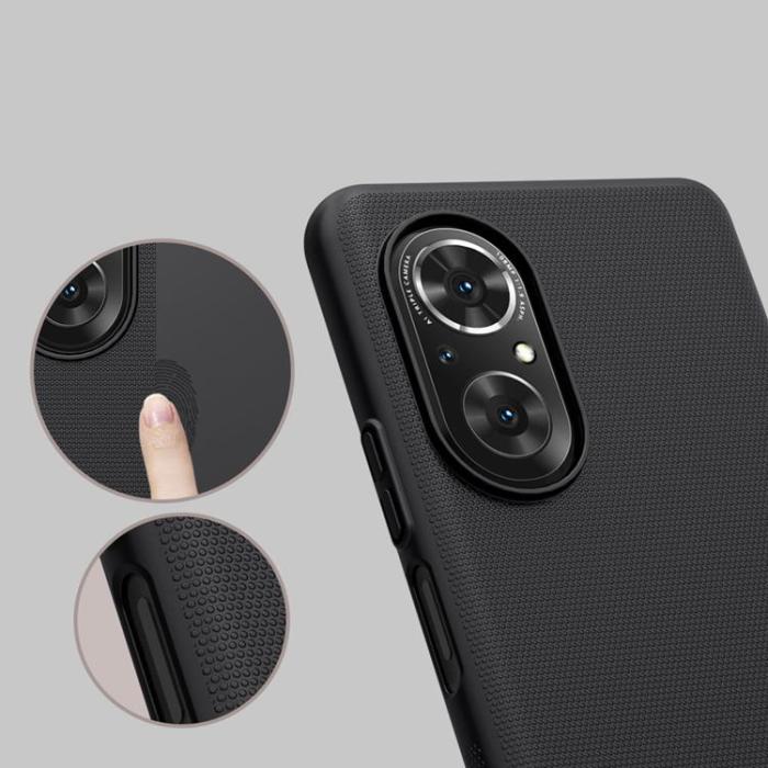 UTGATT5 - Nillkin Honor 50 SE Skal Och Stand Super Frosted - Svart