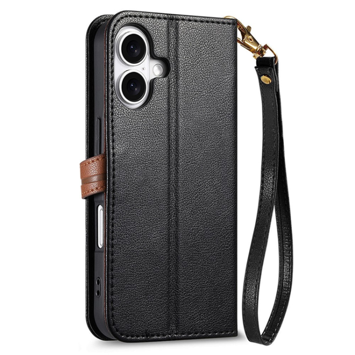 A-One Brand - iPhone 17 Plånboksfodral Leaf Magnetiskt Spänne Konstläder