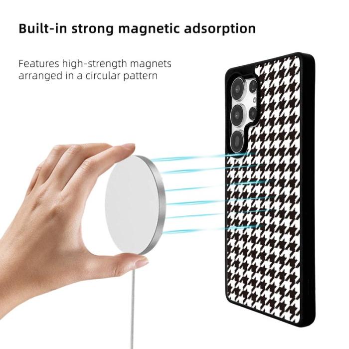 OEM - EYCASE Mobilskal till Samsung Galaxy S26 Ultra TPU + Akryl Magnetiskt Pattern 1