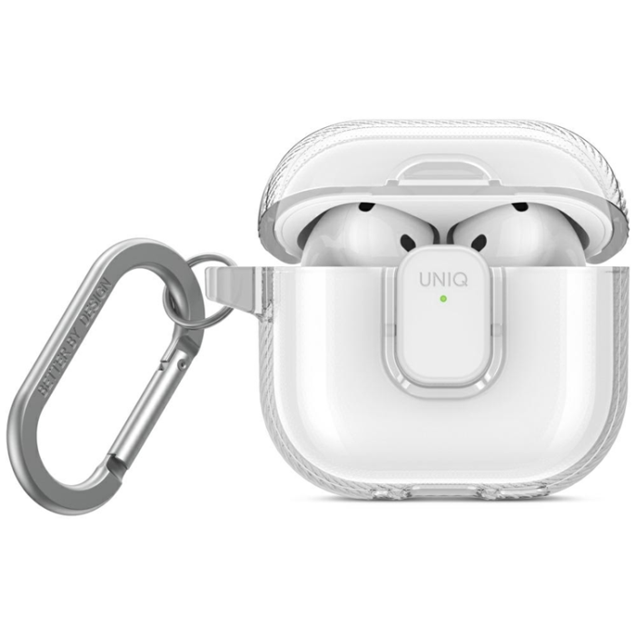 UNIQ - UNIQ AirPods 4 Skal Glase Pro Lock - Transparent