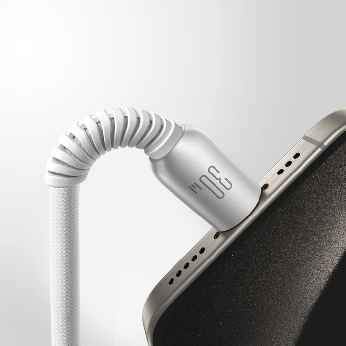 Joyroom - Joyroom S-A51 30W Lightning - USB-C Kabel 1.2m - Ljusgrå