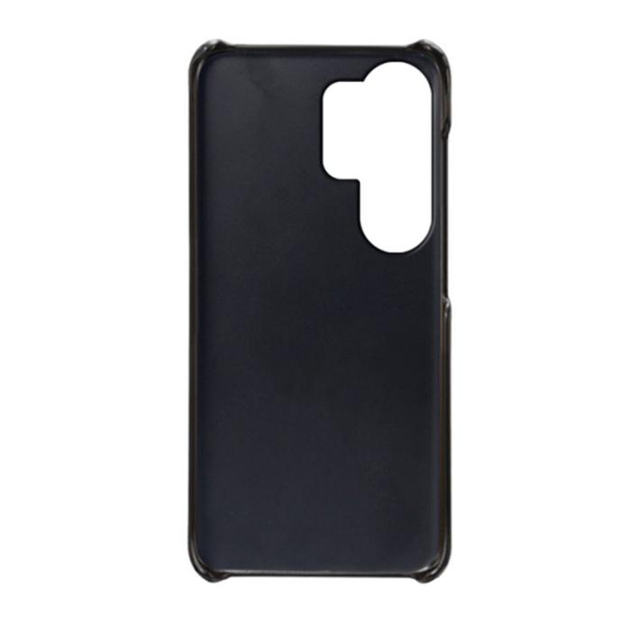 OEM - Mobilskal till Samsung Galaxy S26 Ultra PU Läder + Hård PC - Svart