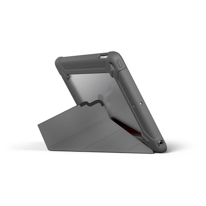 UTGATT1 - Pipetto iPad 9,7-tums 2017/2018 Origami Shield-fodral - Blå