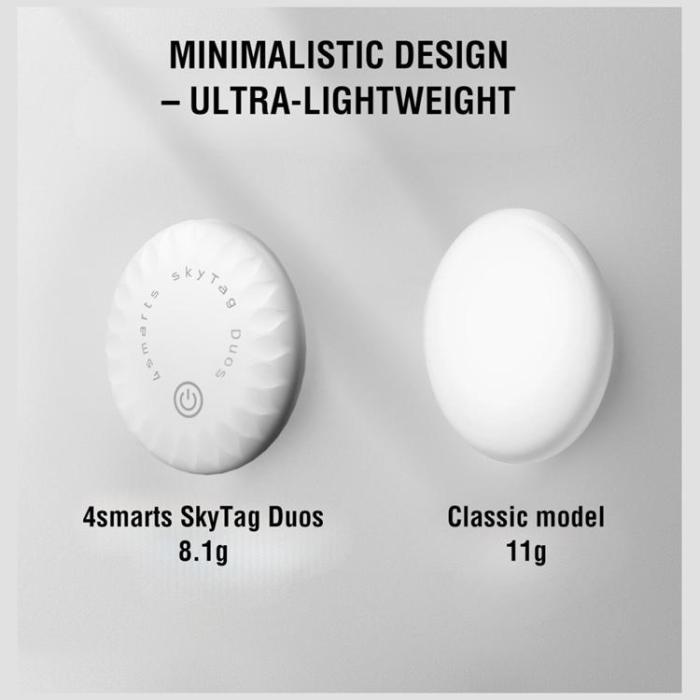 4smarts - [4-Pack] 4smarts Locator SkyTag Duos - Vit