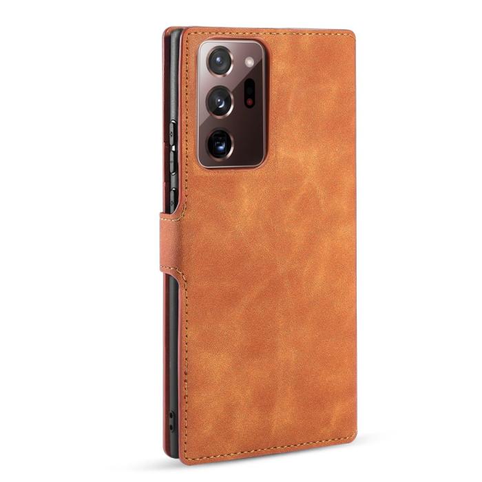 DG.MING - DG.MING Leather Fodral Till Galaxy Note 20 Ultra - Brun